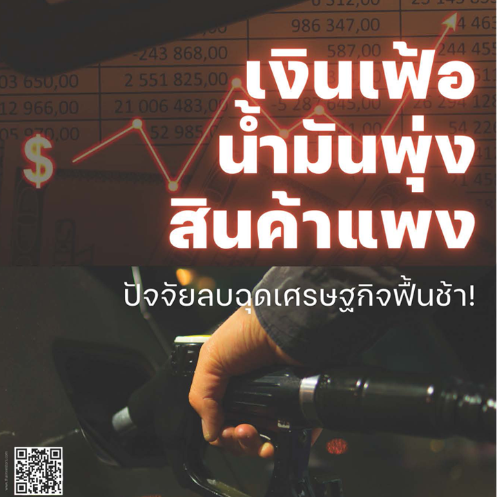 เงินเฟ้อ น้ำมันพุ่ง สินค้าแพง ปัจจัยลบฉุดเศรษฐกิจฟื้นช้า